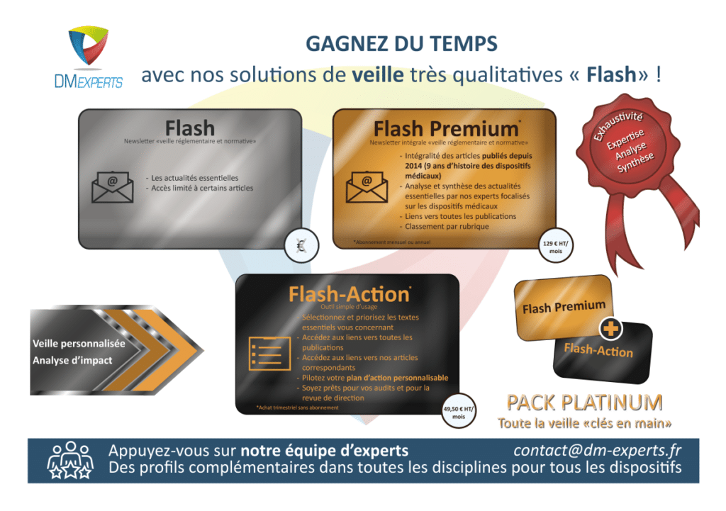 Gagnez du temps avec nos solutions de veille très qualitatives "Flash" !