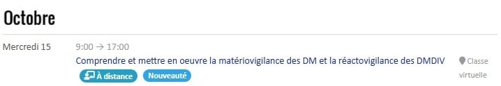 DMEXPERTS DM Experts
Dispositifs médicaux Dispositif médical Diagnostic in vitro
Réseau de consultants experts formateurs seniors
Veille Formation Conseil
Formation matériovigilance réactovigilance