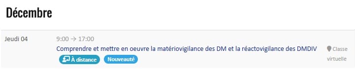 DMEXPERTS DM Experts
Dispositifs médicaux Dispositif médical Diagnostic in vitro
Réseau de consultants experts formateurs seniors
Veille Formation Conseil
Formation matériovigilance réactovigilance