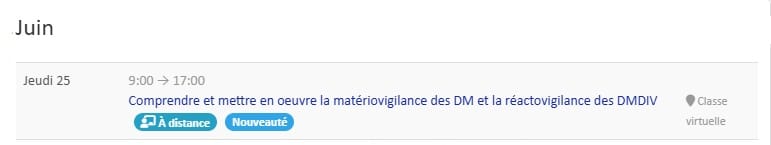 Formation DMEXPERTS :  vigilance DM et DMDIV - juin 2026