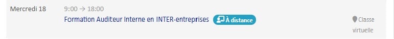 Formation DMEXPERTS : Audit interne - mars 2026